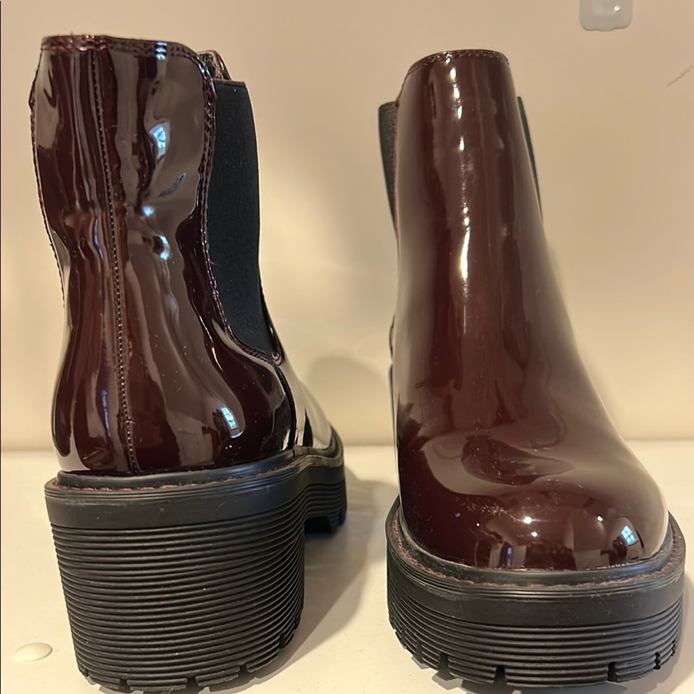 Limelight Brown Ankle Boots with Chunky Sole